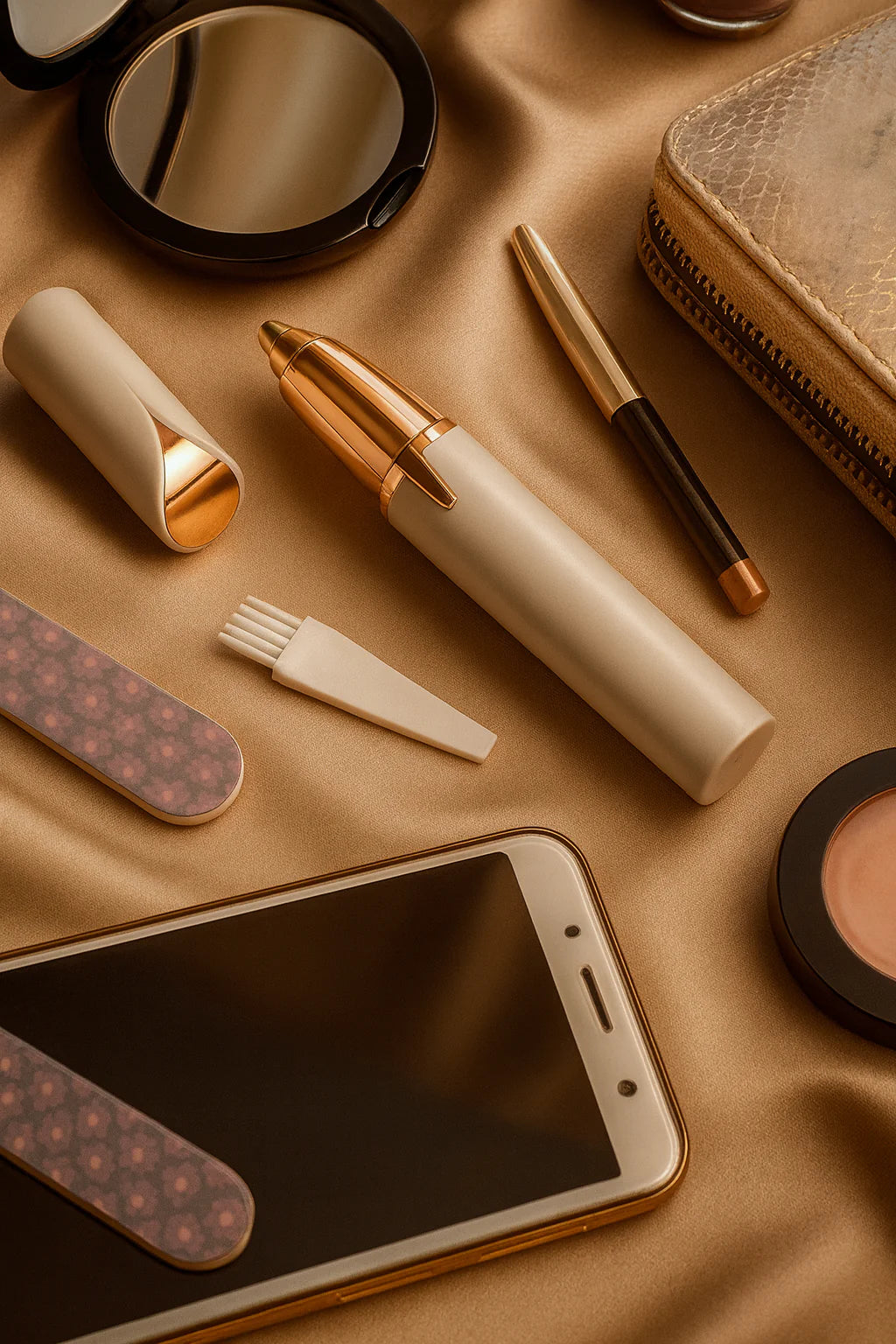 Depiladora Facial Premium 2 en 1 – Indolora, Precisa y con Cepillo Limpiador