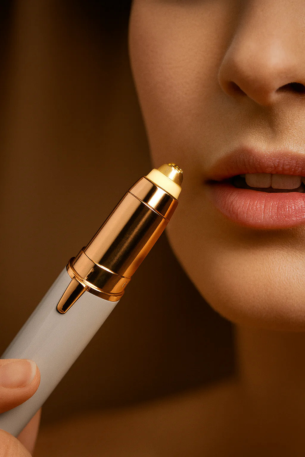 Depiladora Facial Premium 2 en 1 – Indolora, Precisa y con Cepillo Limpiador