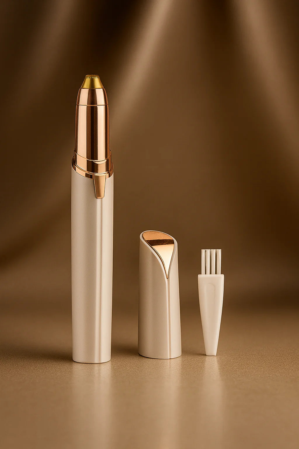 Depiladora Facial Premium 2 en 1 – Indolora, Precisa y con Cepillo Limpiador