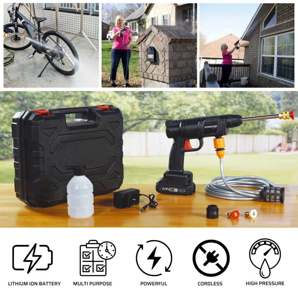 Pistola de presión Turbo: máxima potencia para una limpieza impecable
