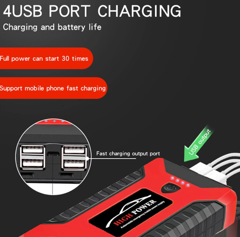 Arrancador de batería multifunción